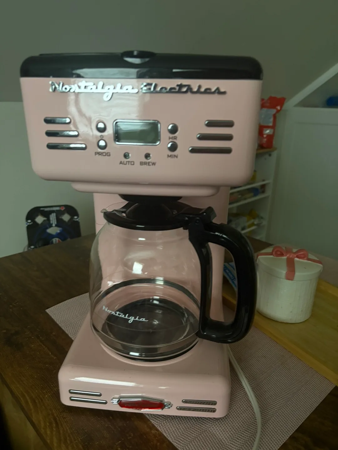 Pink Nostalgia Coffee Maker