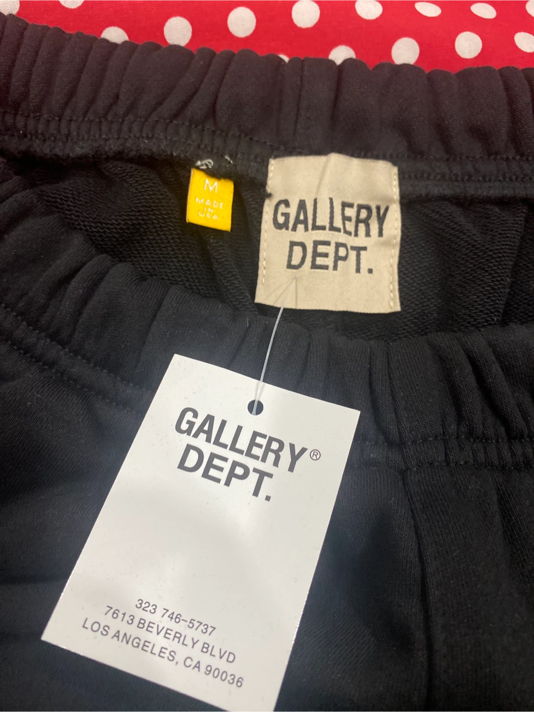 Trade Gallery Dept. Black Sweatpants - Size M fit like small - photo 2
