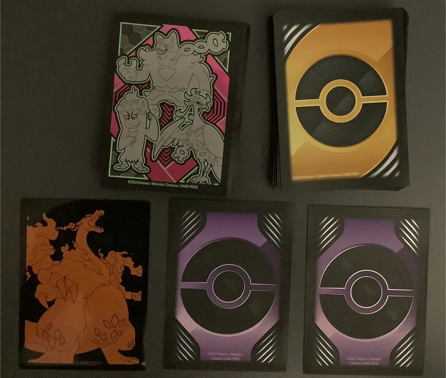 73 assorted Pokémon TCG sleeves thumbnail
