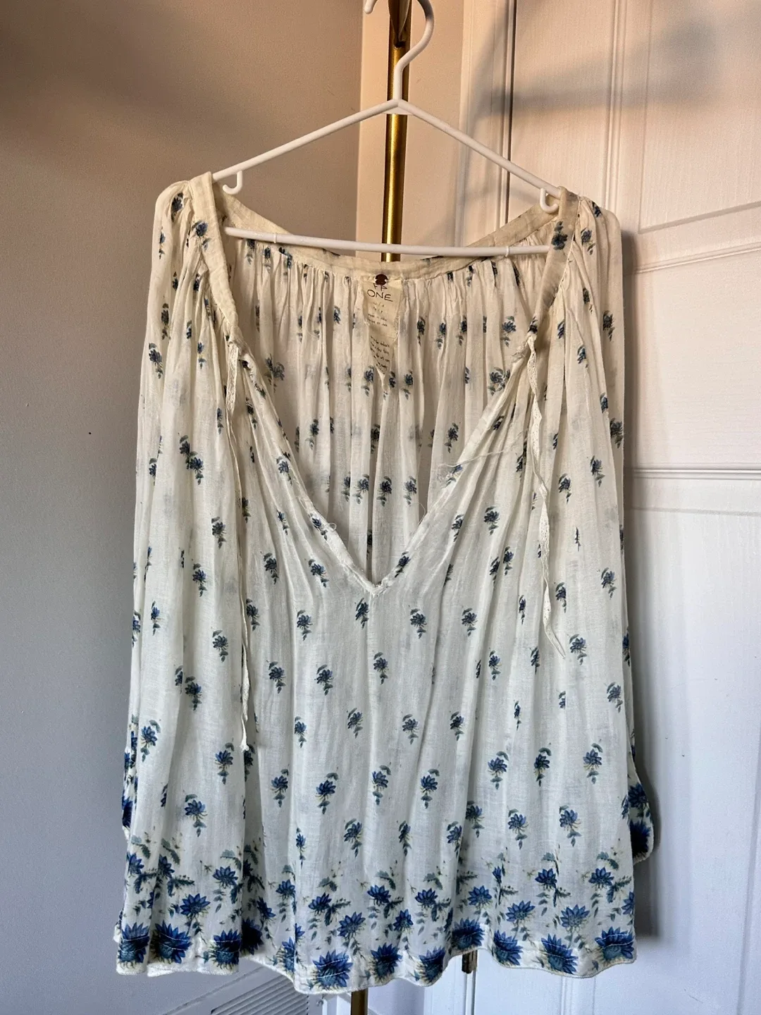 ONE by Free People Floral Blouse thumbnail