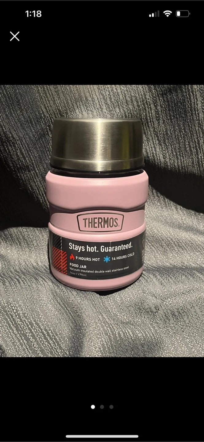 Thermos Food Jar - Pink thumbnail
