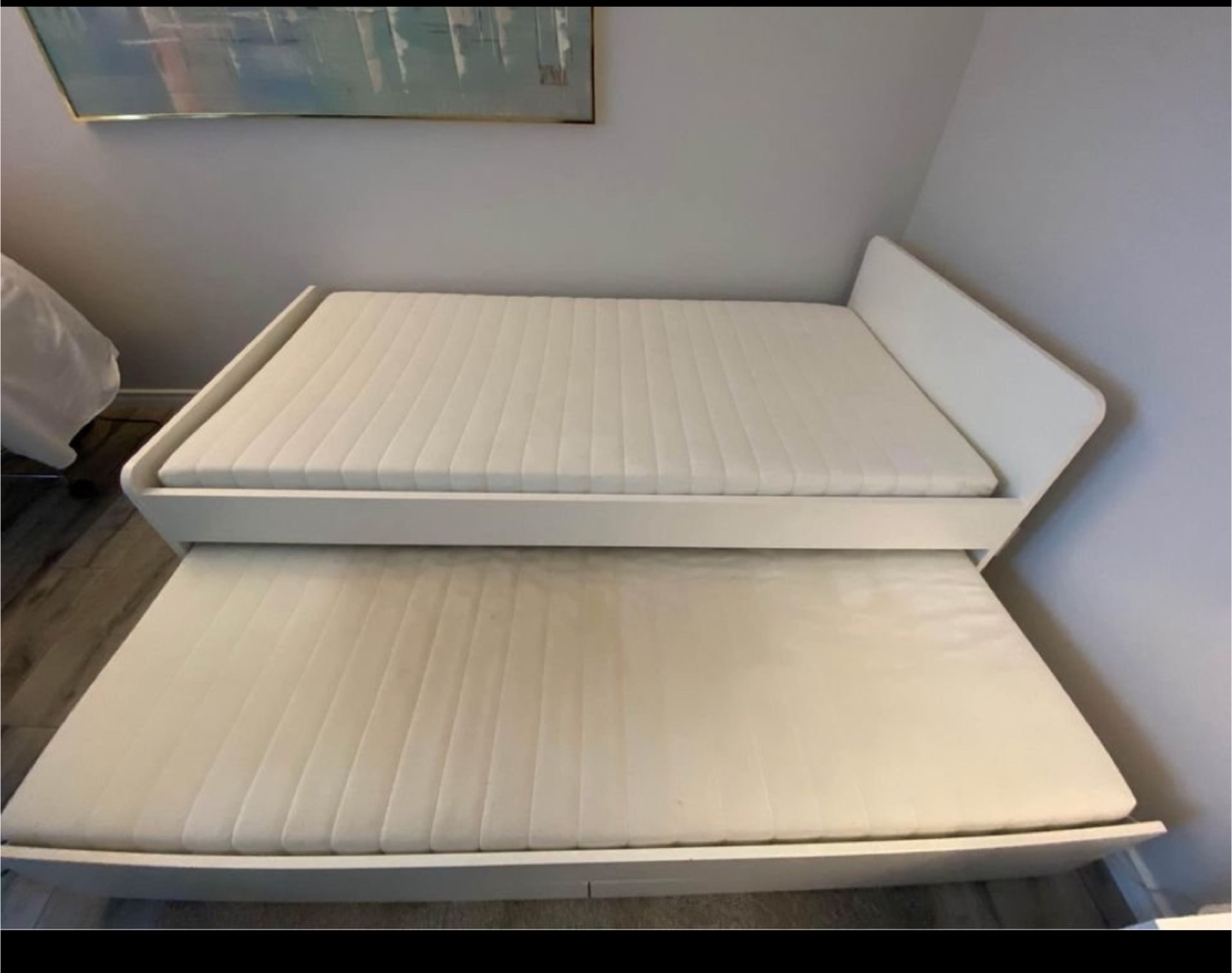 Twin beds sofa dining table from Amazon