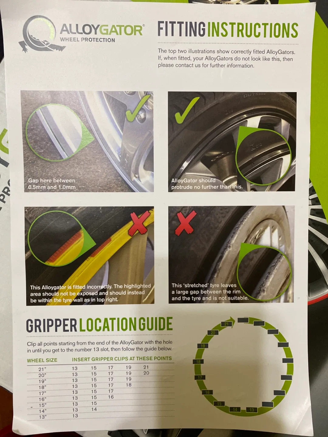 AlloyGator Wheel Protection - Yellow image indicator(3)