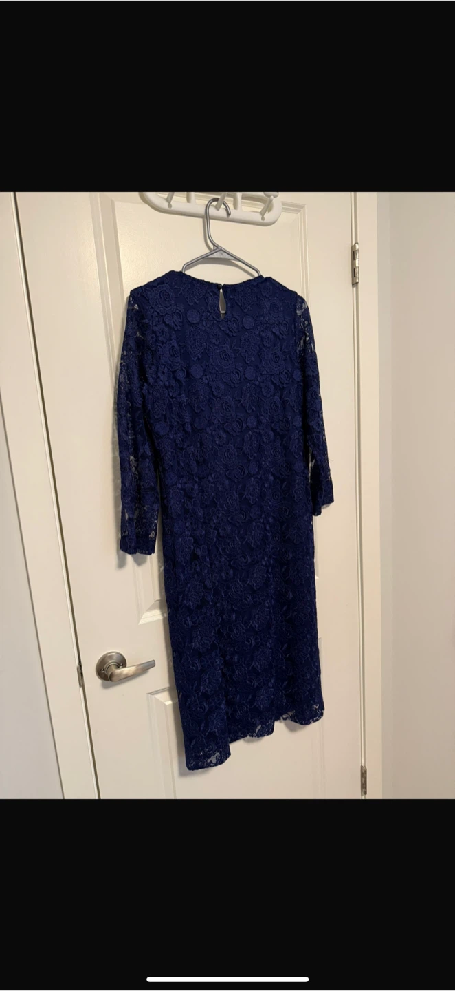 Lovely blue lace dress - photo 2