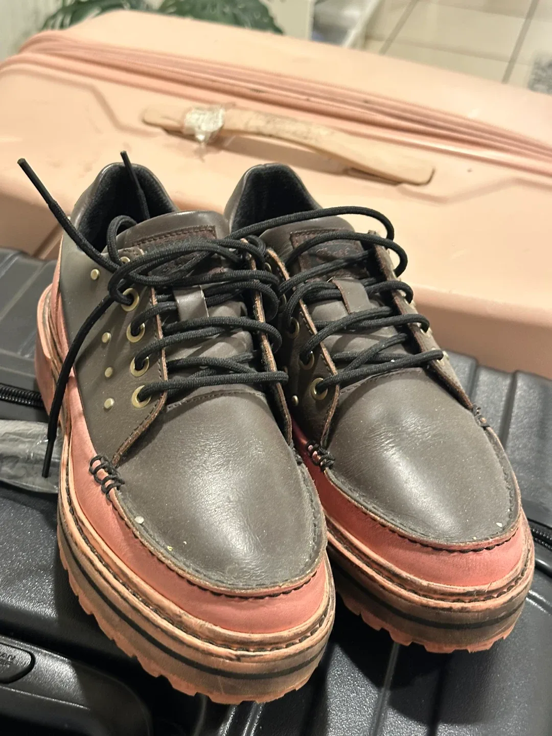 Asics Onitsuka tiger - Brown & Pink Platform Shoes image indicator(4)