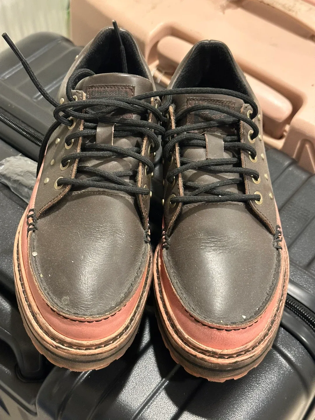 Asics Onitsuka tiger - Brown & Pink Platform Shoes image indicator(5)