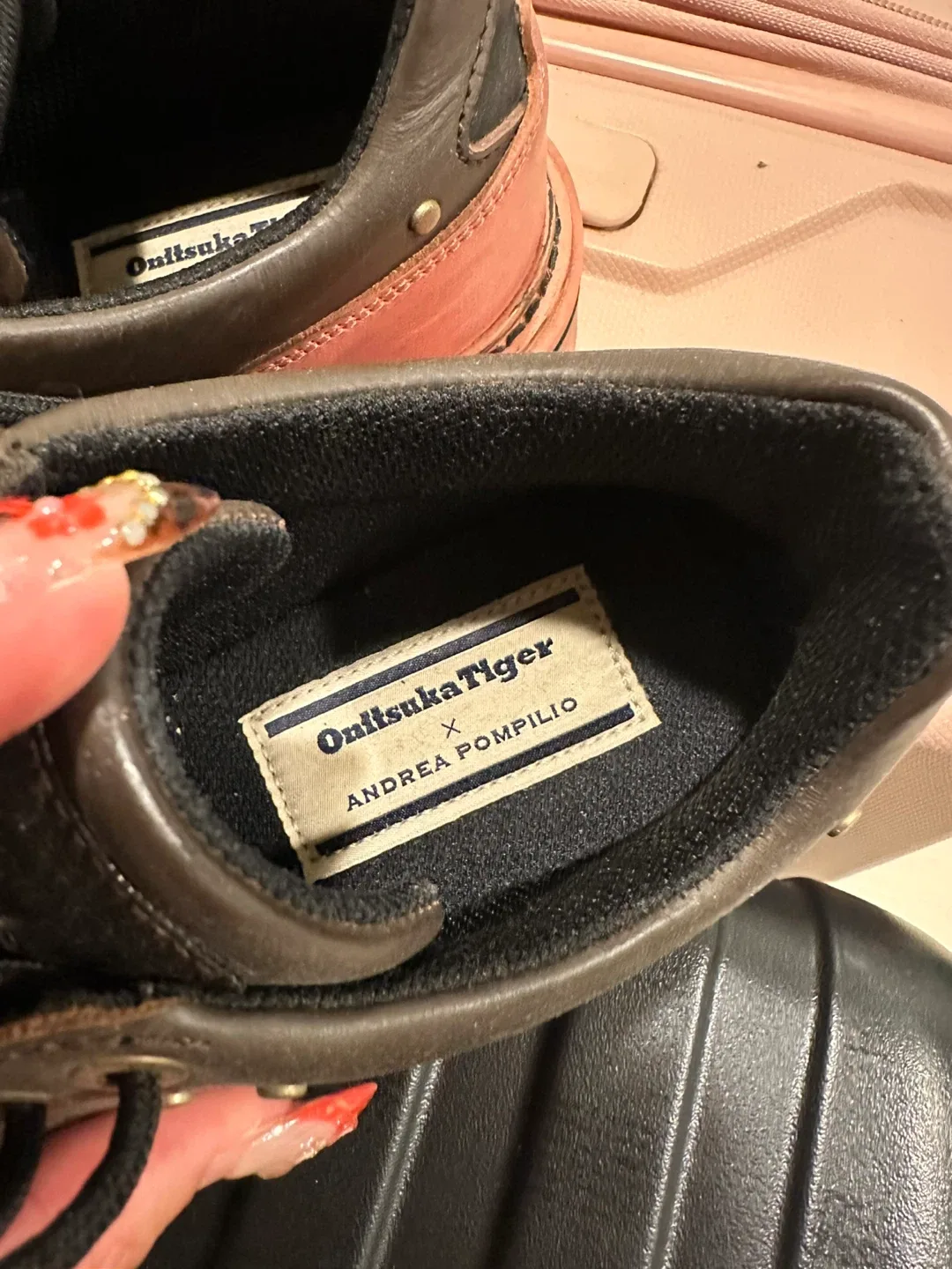 Asics Onitsuka tiger - Brown & Pink Platform Shoes image indicator(7)