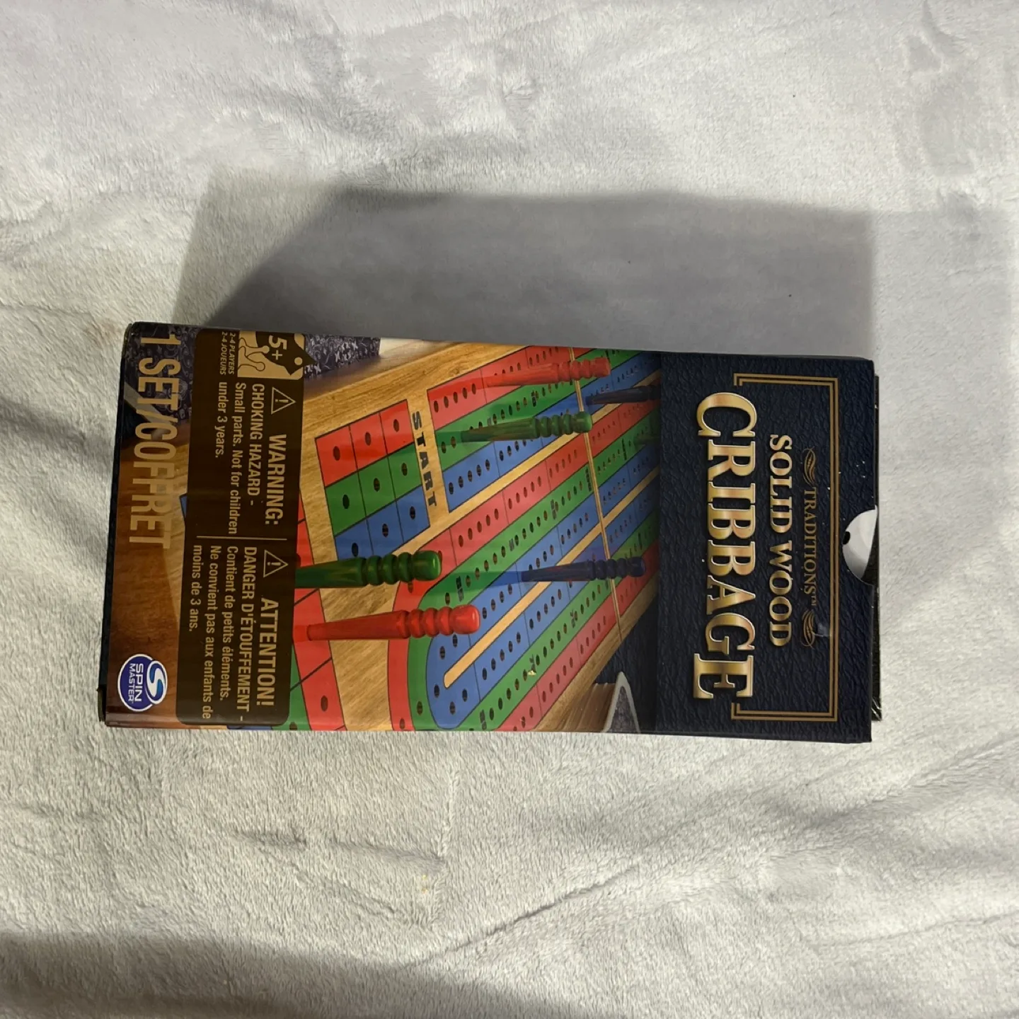 Traditions Solid Wood Cribbage Set - New thumbnail