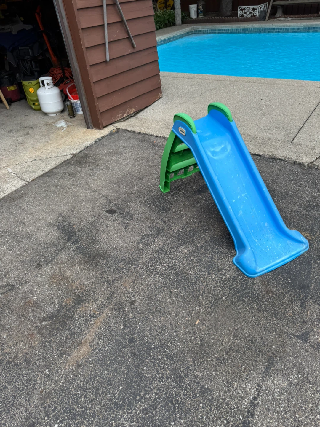 Little Tikes Blue & Green Kids Slide - photo 3