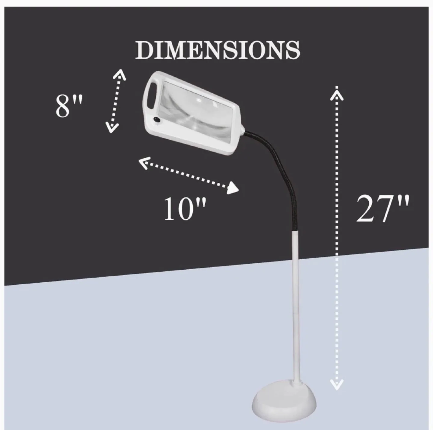 daylight24 402039-05 Full Page Magnifier, Silver image indicator(4)