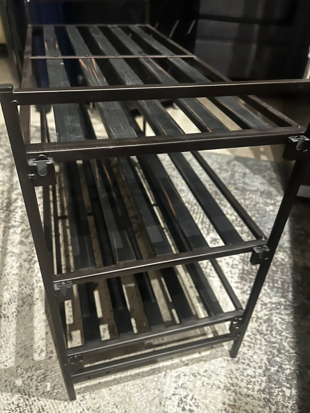 Metal Shoe Rack - Black image indicator(5)