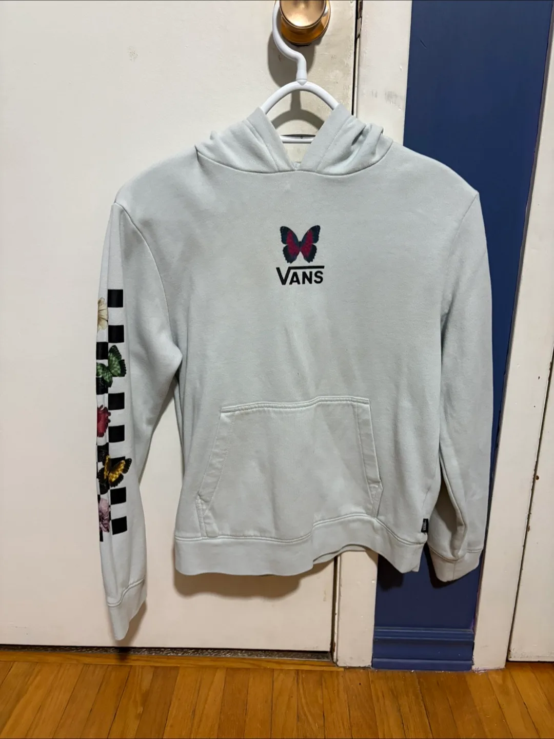 Vans Light Blue Butterfly Hoodie thumbnail