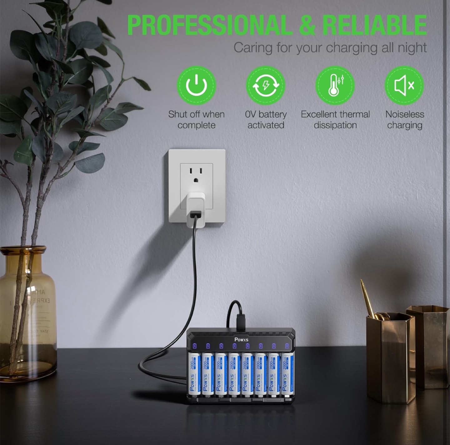 Powxs Intelligent LED Battery Charger - photo 3