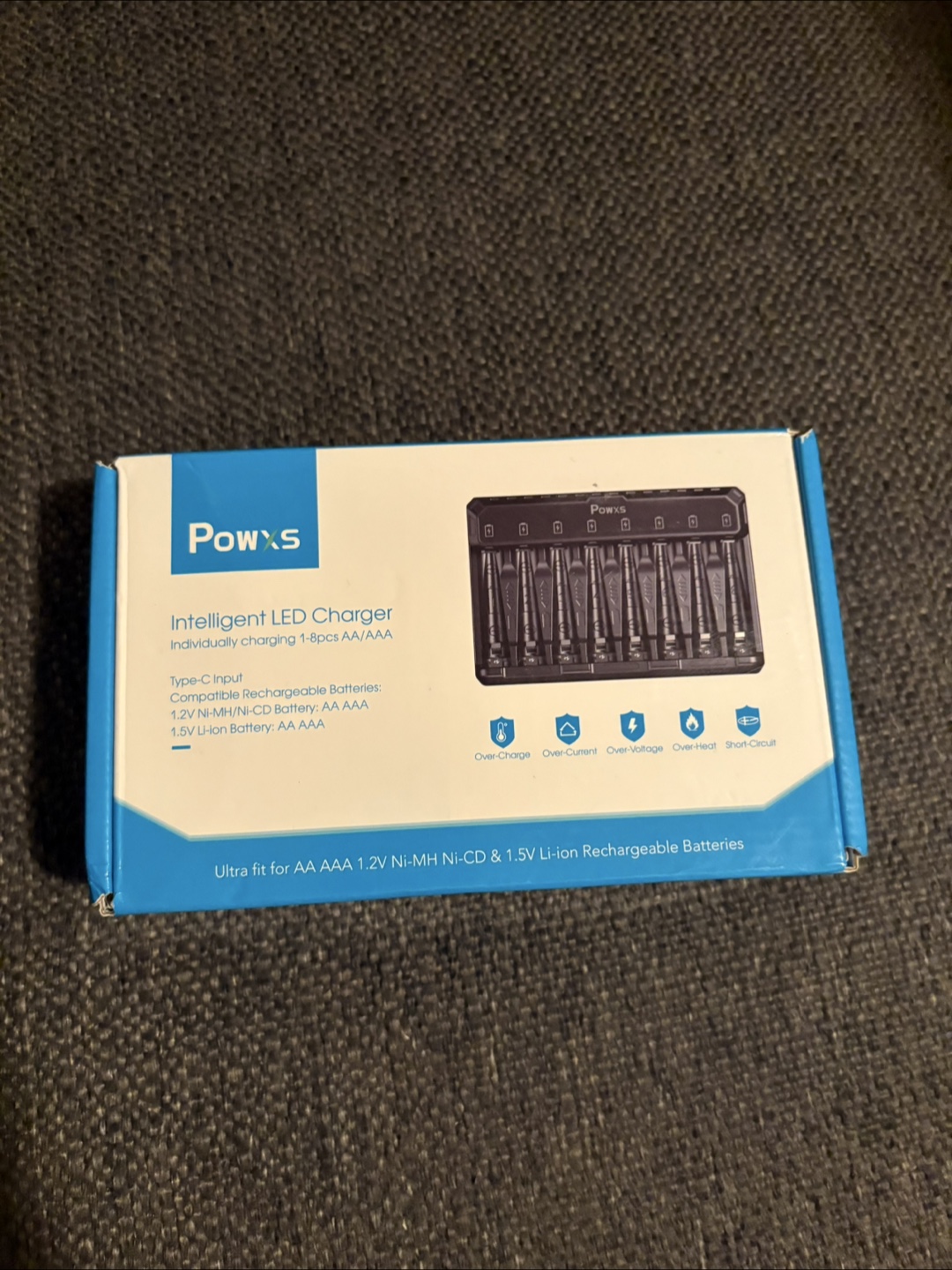 Powxs Intelligent LED Battery Charger