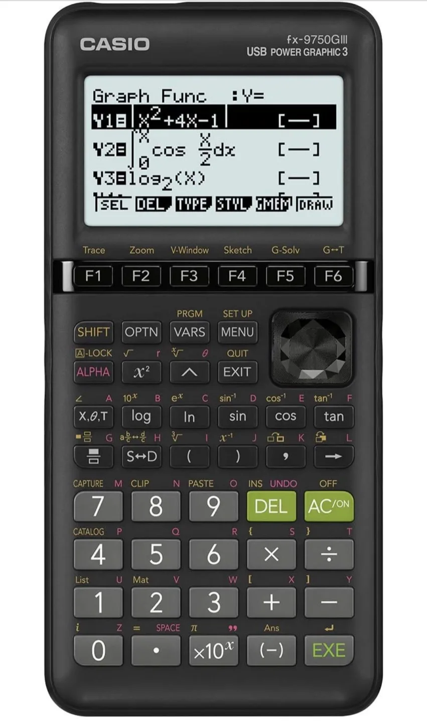 Casio fx-9750GIII USB Power Graphic 3 Calculator thumbnail