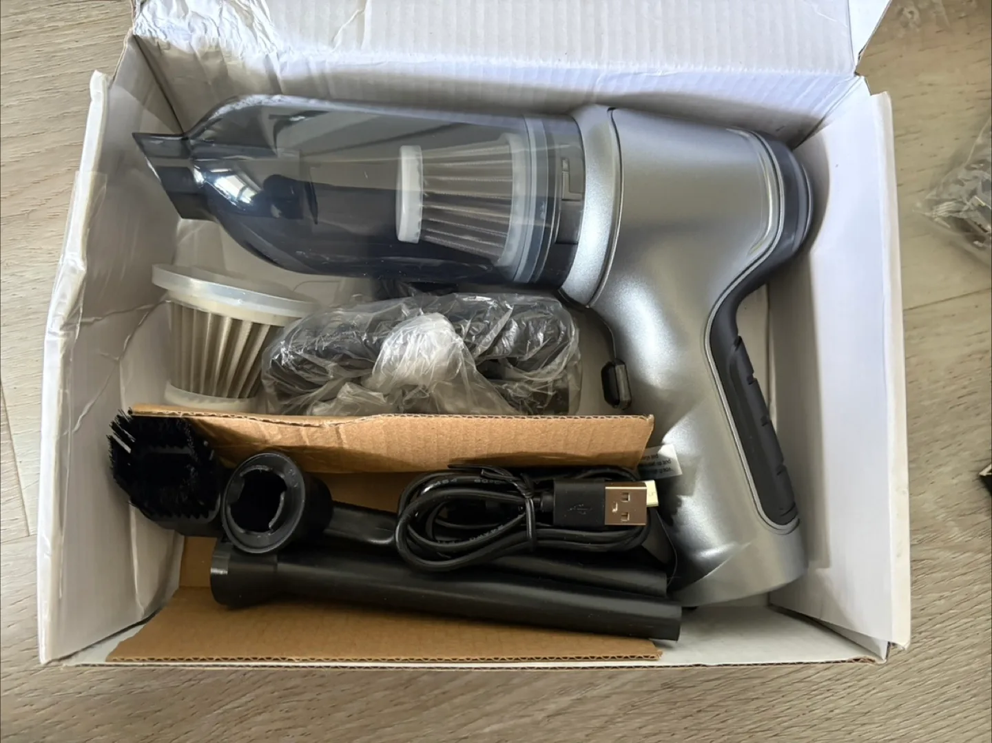 Multipurpose Handheld Vacuum Cleaner, Silver thumbnail