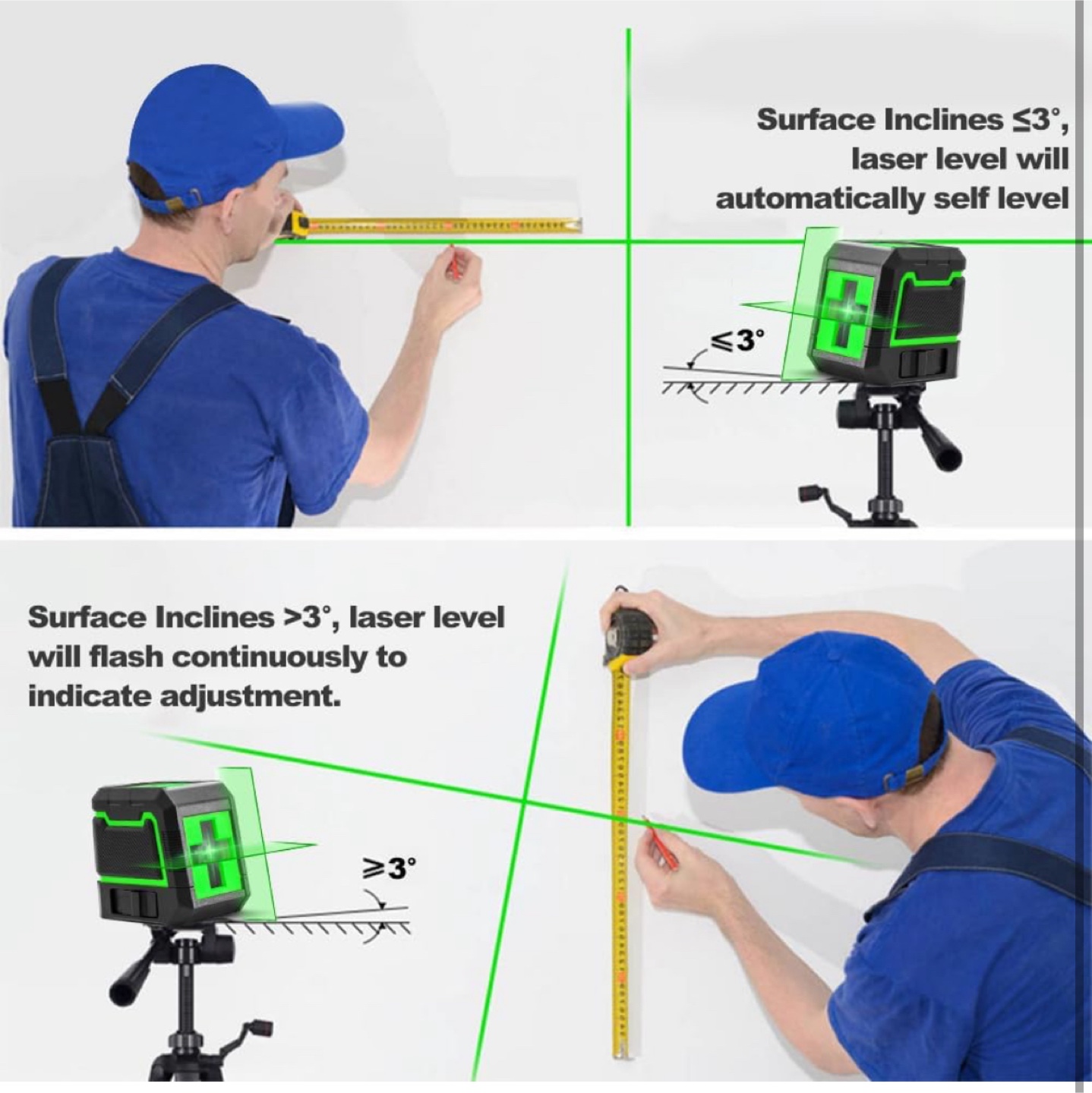 Tacklife SC-L01 Cross Line Laser Level - New in Box - photo 4