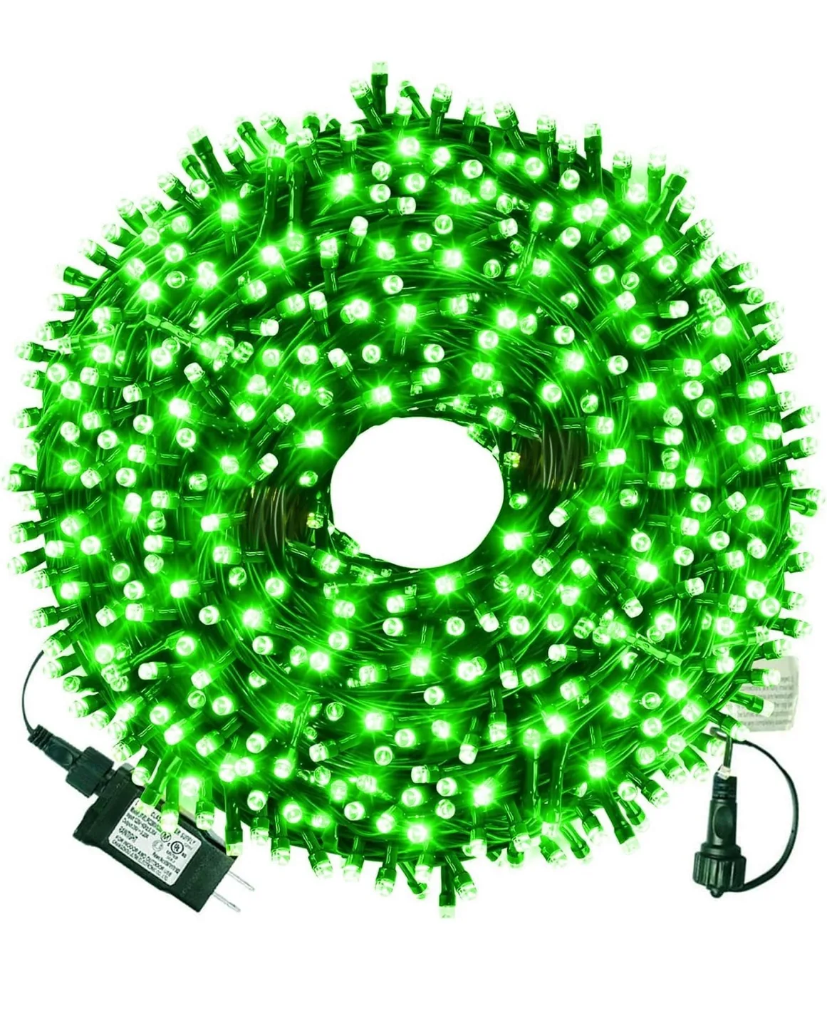300 LEDs Green Christmas Lights thumbnail