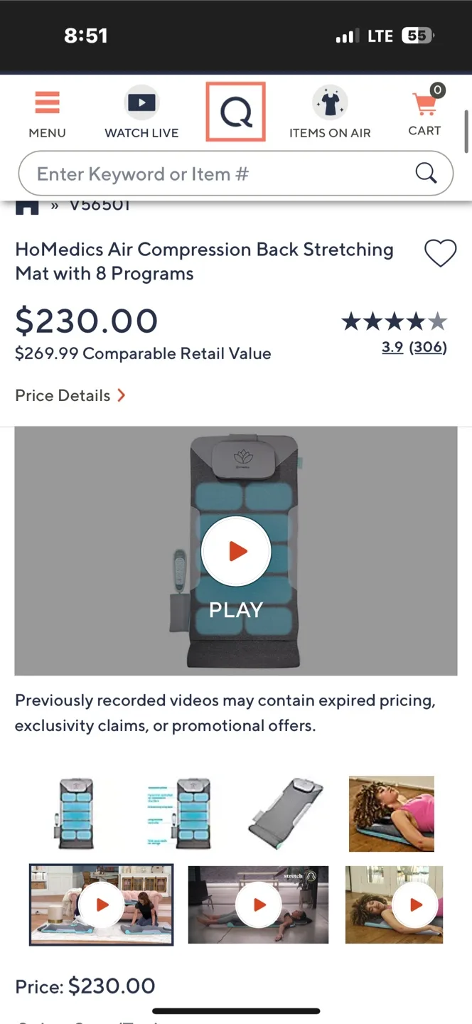 HoMedics Air Compression Back Stretching Mat image indicator(2)