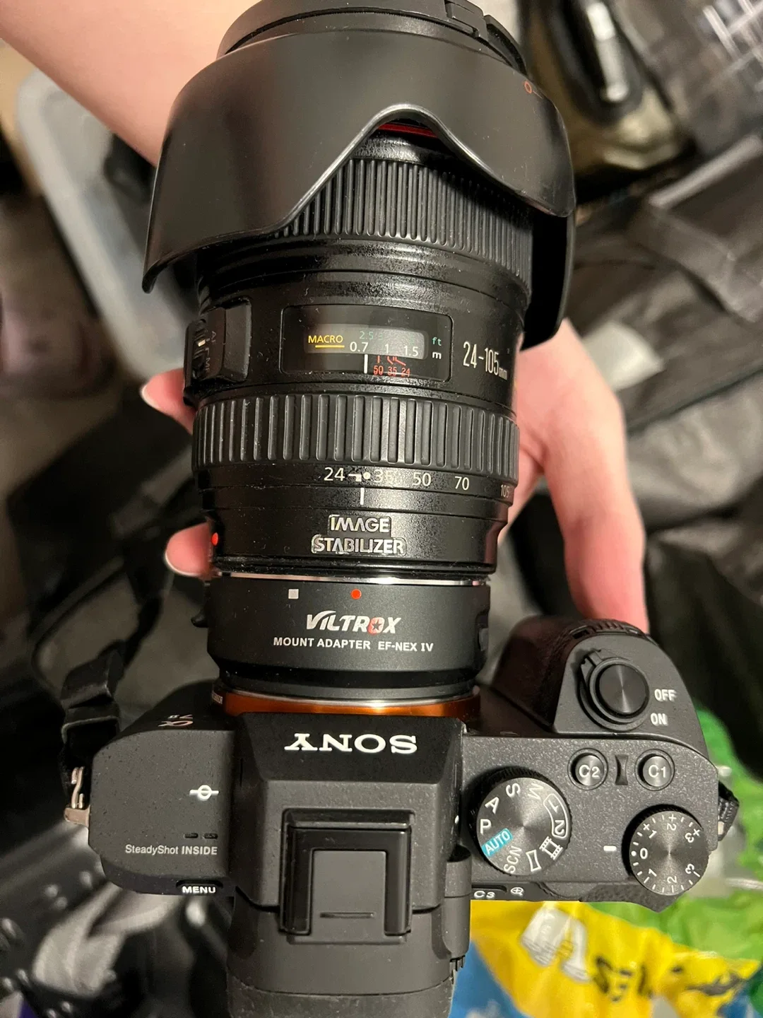 Sony A7II Camera with Canon 24-105mm Lens thumbnail