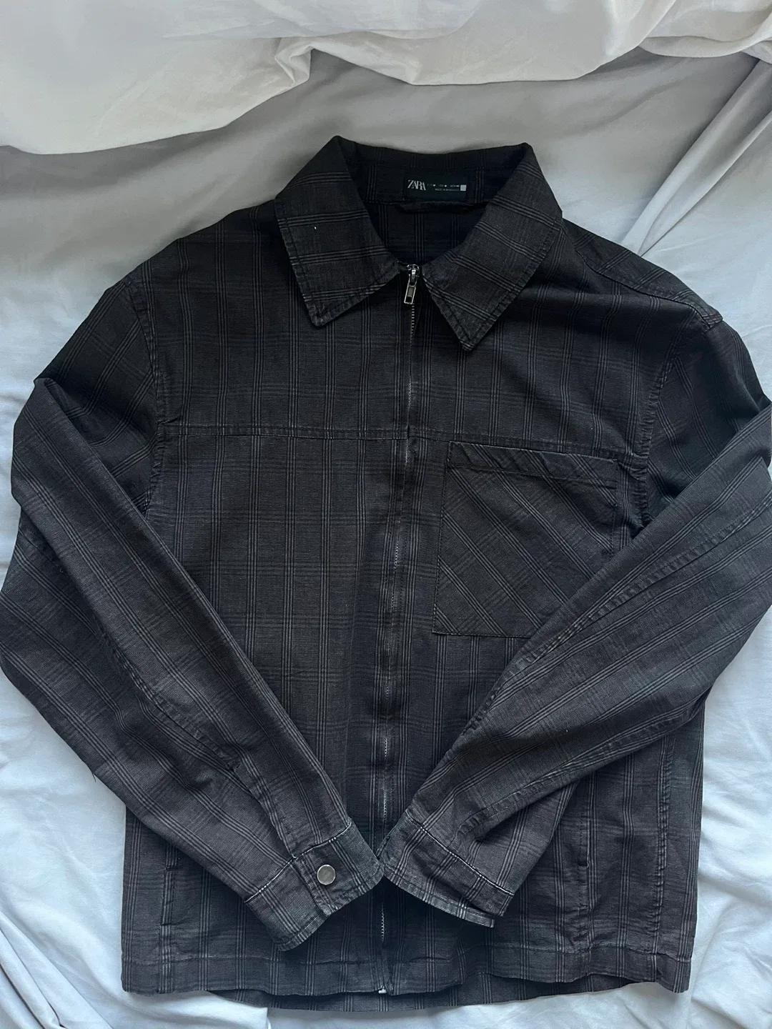 Zara Plaid Jacket - Size M thumbnail