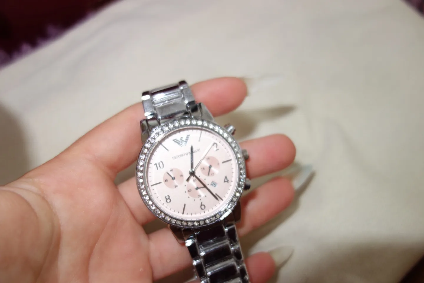 Emporio Armani Ladies Watch - Pink Dial image indicator(3)