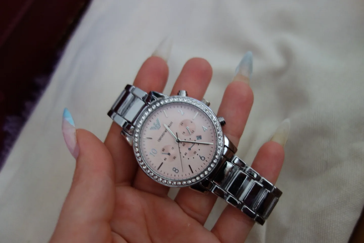 Emporio Armani Ladies Watch - Pink Dial image indicator(5)