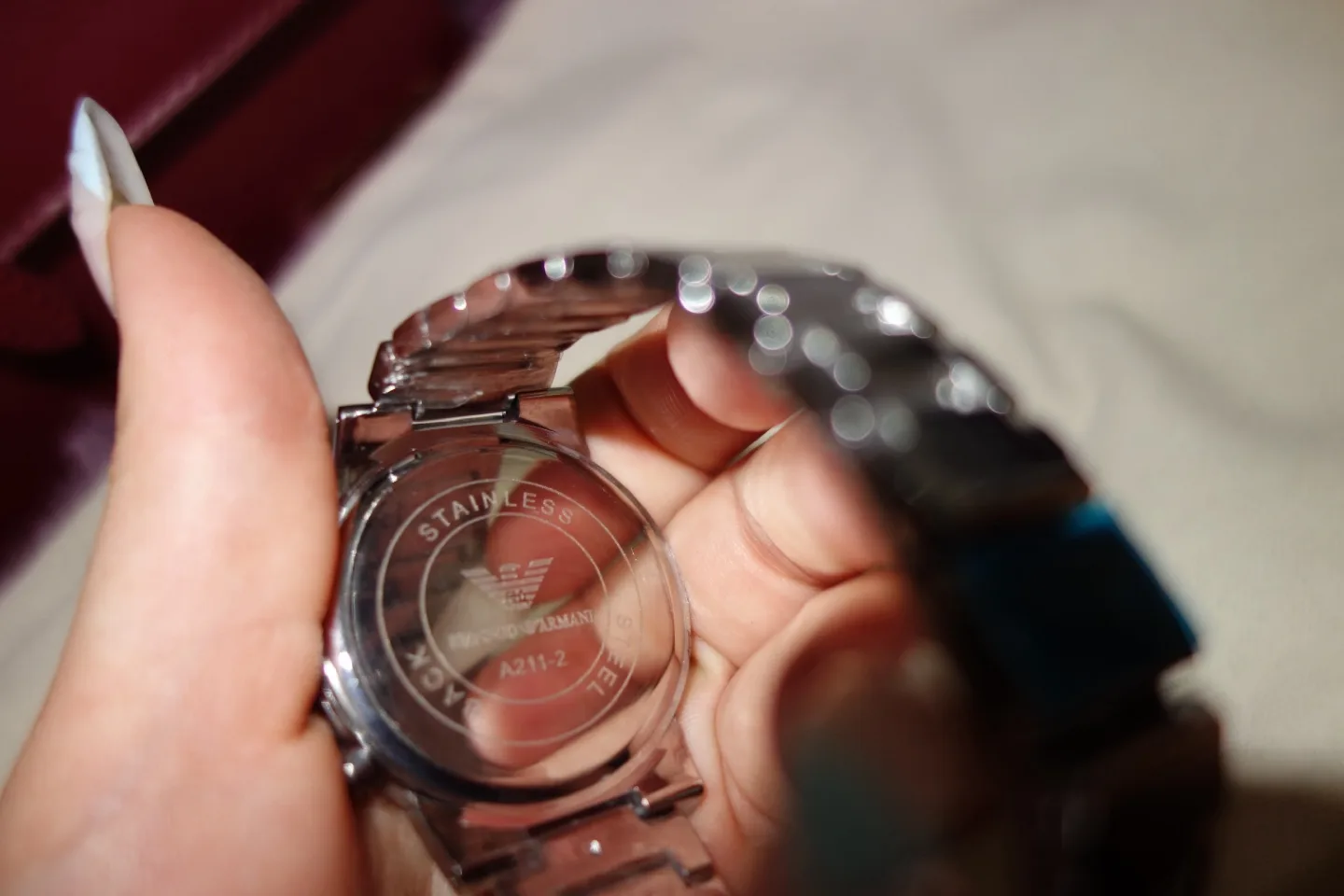 Emporio Armani Ladies Watch - Pink Dial image indicator(4)