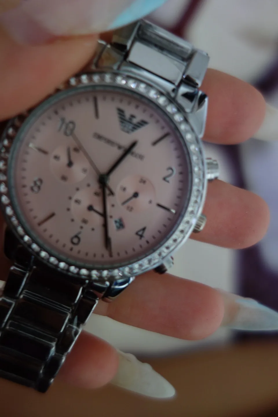 Emporio Armani Ladies Watch - Pink Dial image indicator(2)