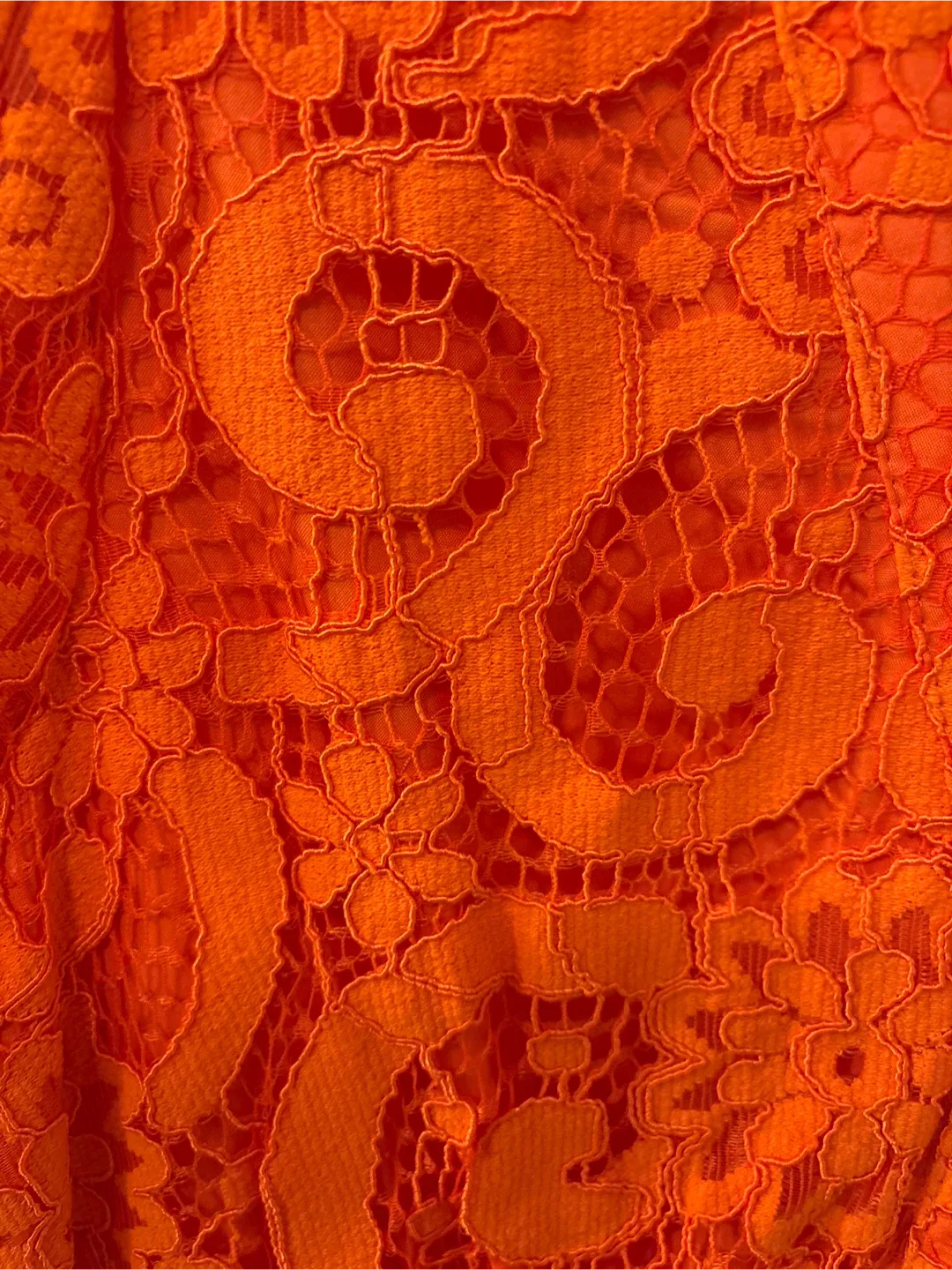 Nanette Lepore Orange Lace Dress - New With Tags Size 10 image indicator(5)