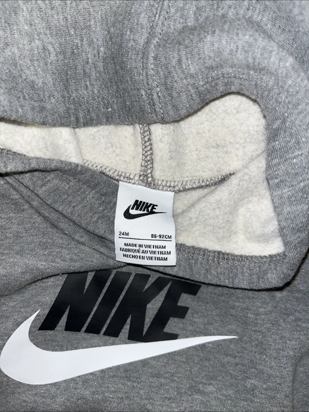 Nike Grey 24M Baby Tracksuit image indicator(2)