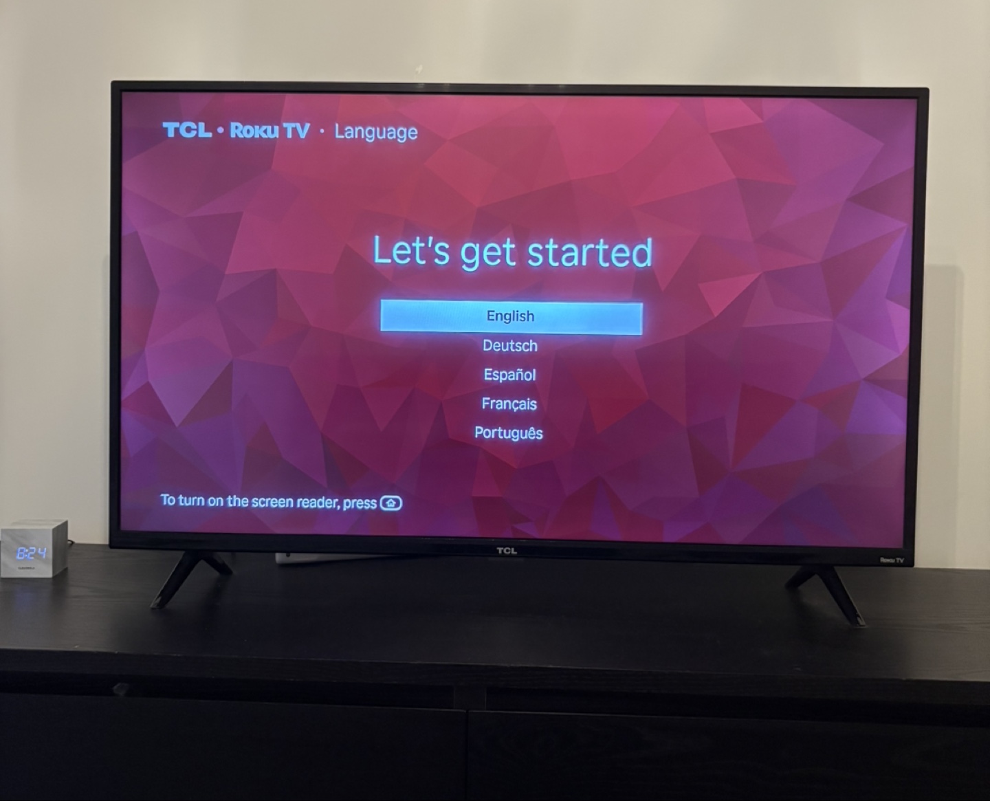 43 inch 4K TCL Roku TV