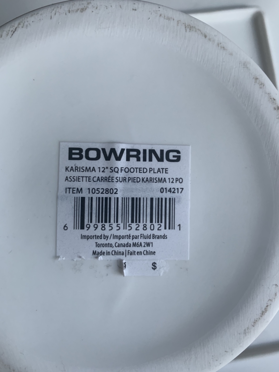 Bowring Karisma 12" & 8.5" Square Footed Plates - photo 4