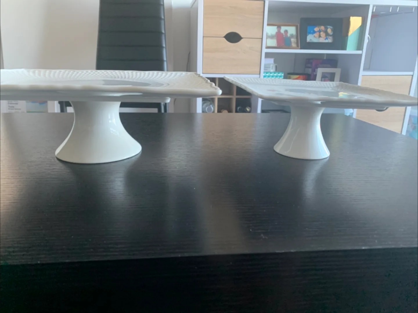 Bowring Karisma 12" & 8.5" Square Footed Plates