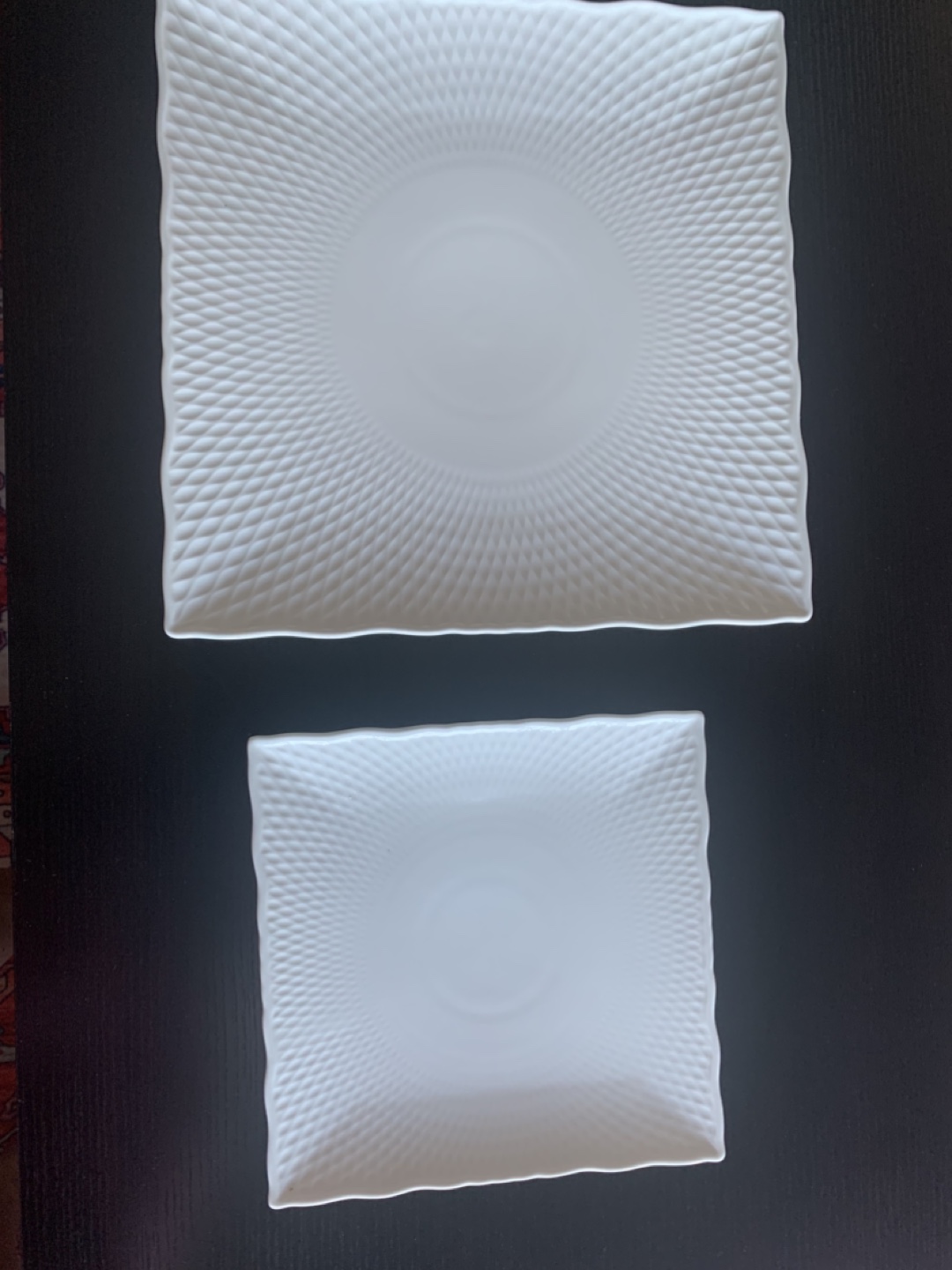 Bowring Karisma 12" & 8.5" Square Footed Plates - photo 2