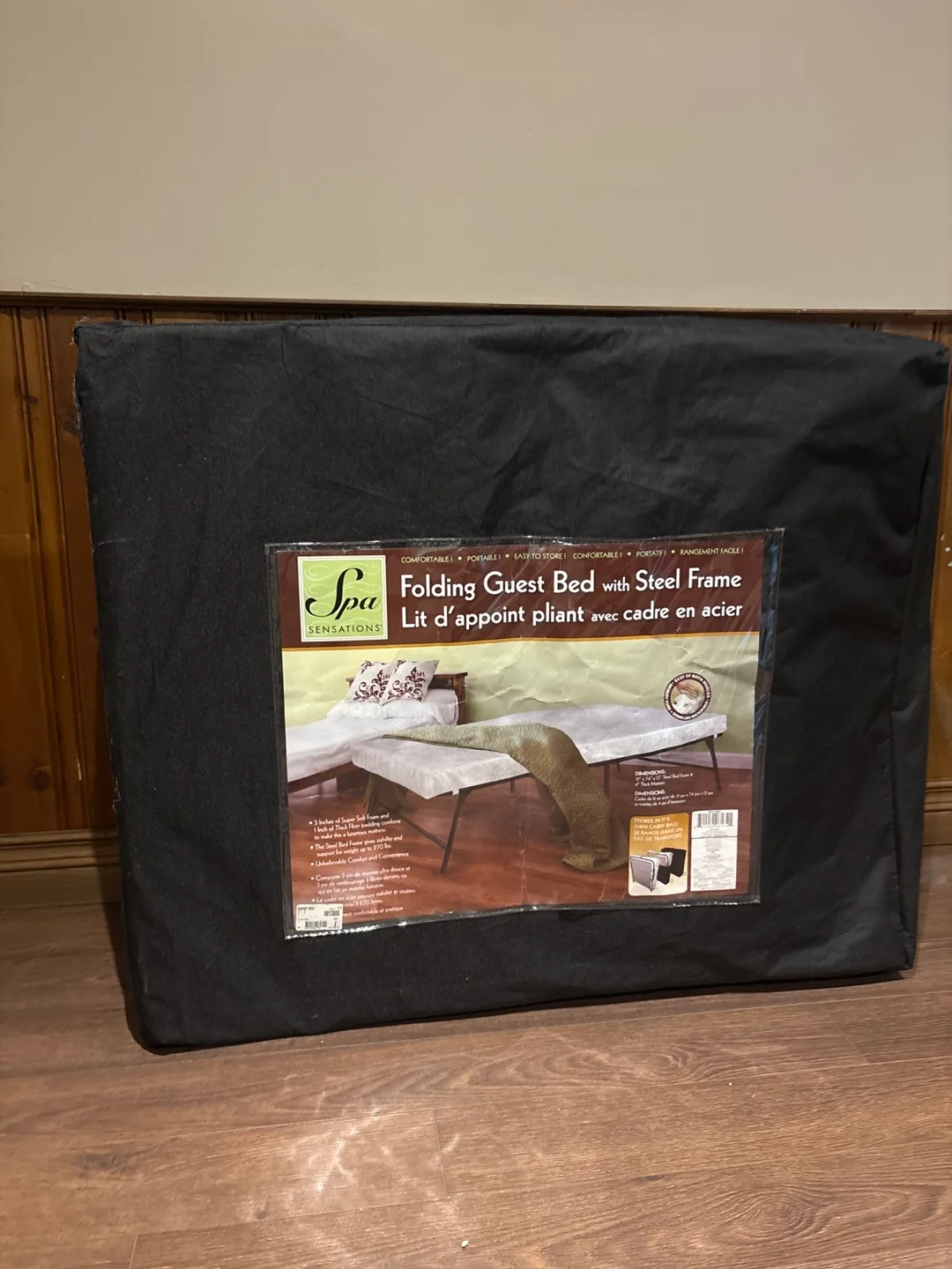 Spa Sensations Folding Guest Bed with Steel Frame image indicator(2)