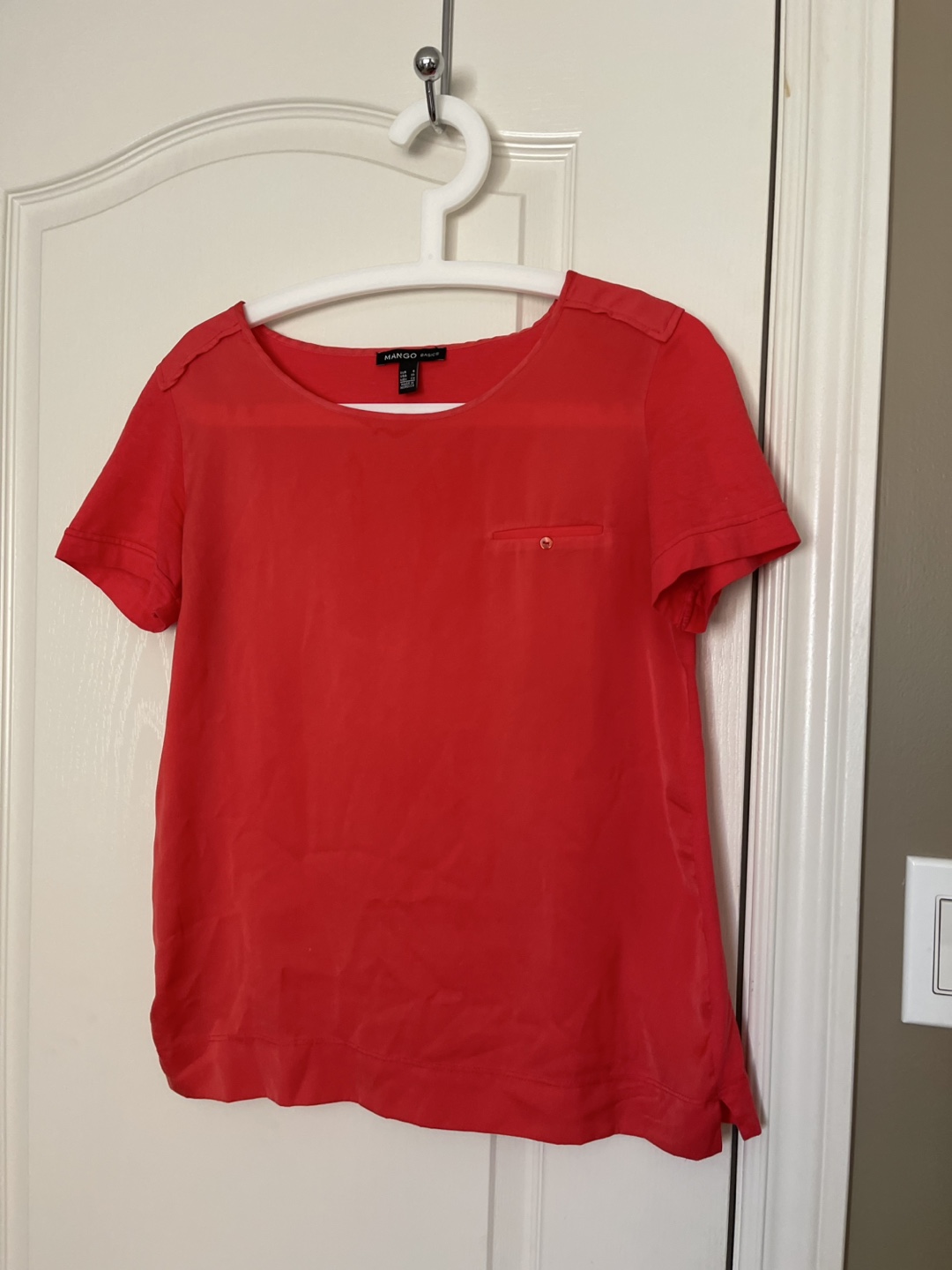 Mango Basics orange  T-Shirt Size XS