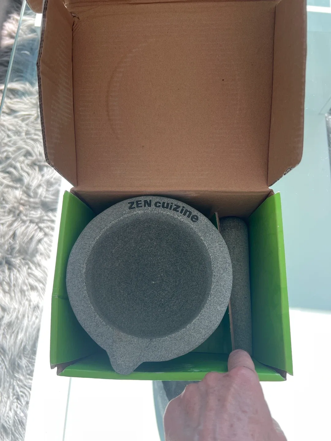 Zen Cuizine Granite Mortar & Pestle Set image indicator(2)