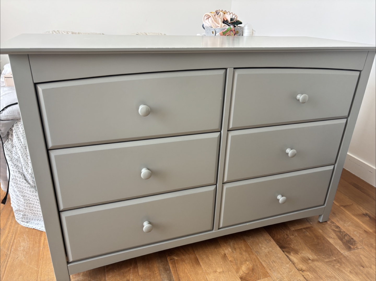 Gray 6-Drawer Dresser - photo 2