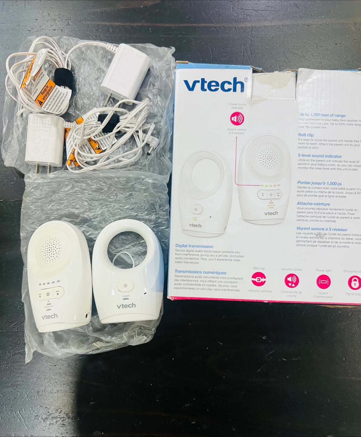VTech Enhanced Range Digital Audio Baby Monitor thumbnail