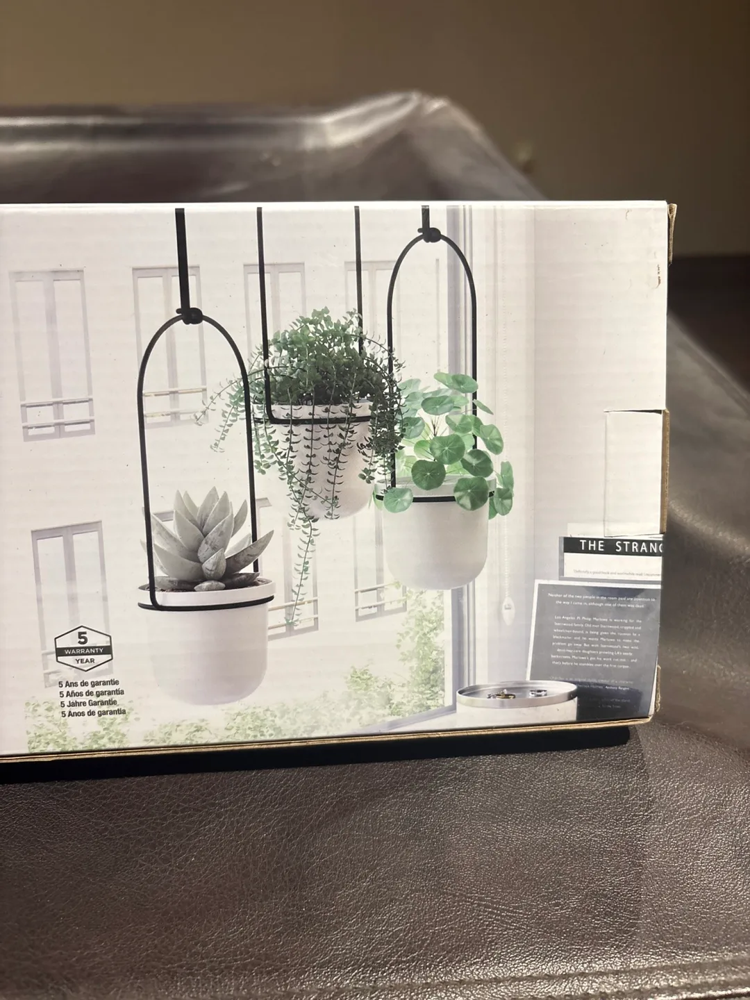 Umbra Triflora 3 Hanging Planters & Rod - NEW image indicator(3)