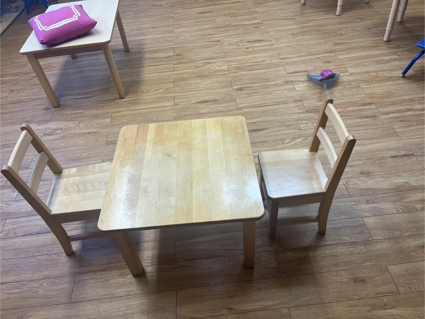 Kids Wooden Table and Chairs Set image indicator(3)