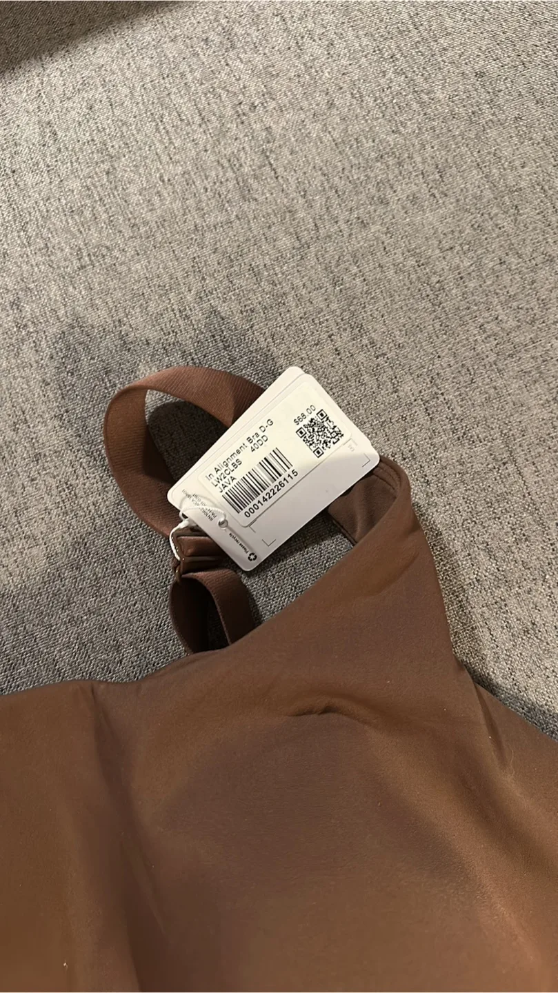 Lululemon In Alignment Bra, D-G, Brown image indicator(2)