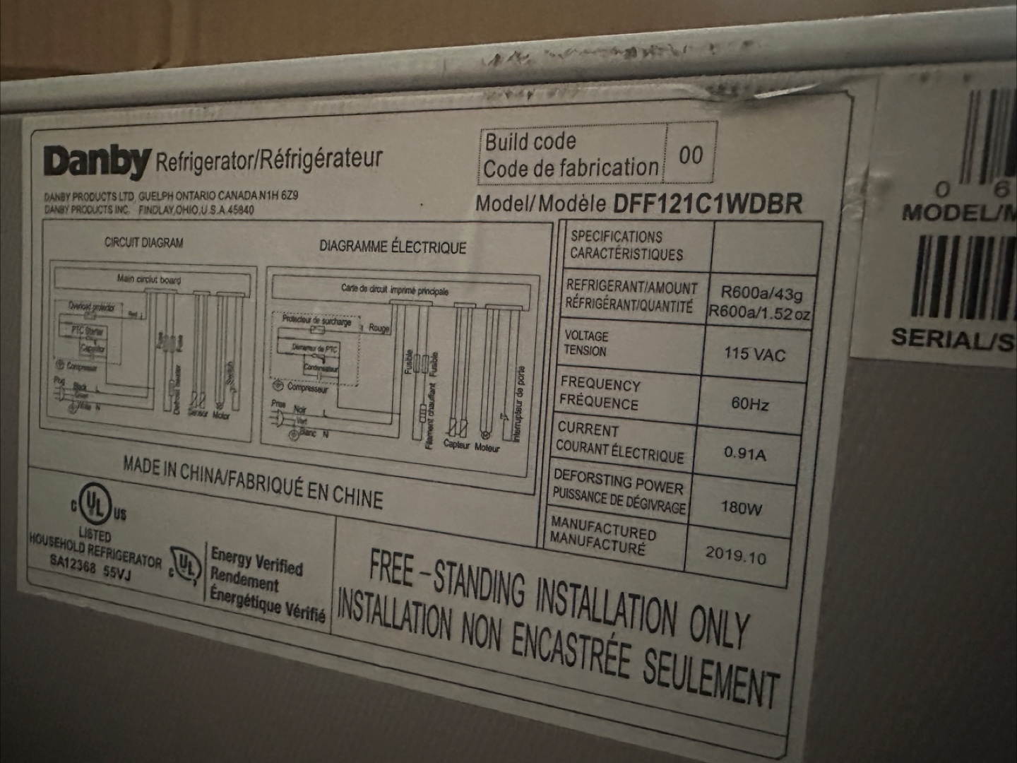 Danby Top-Freezer Refrigerator - photo 3