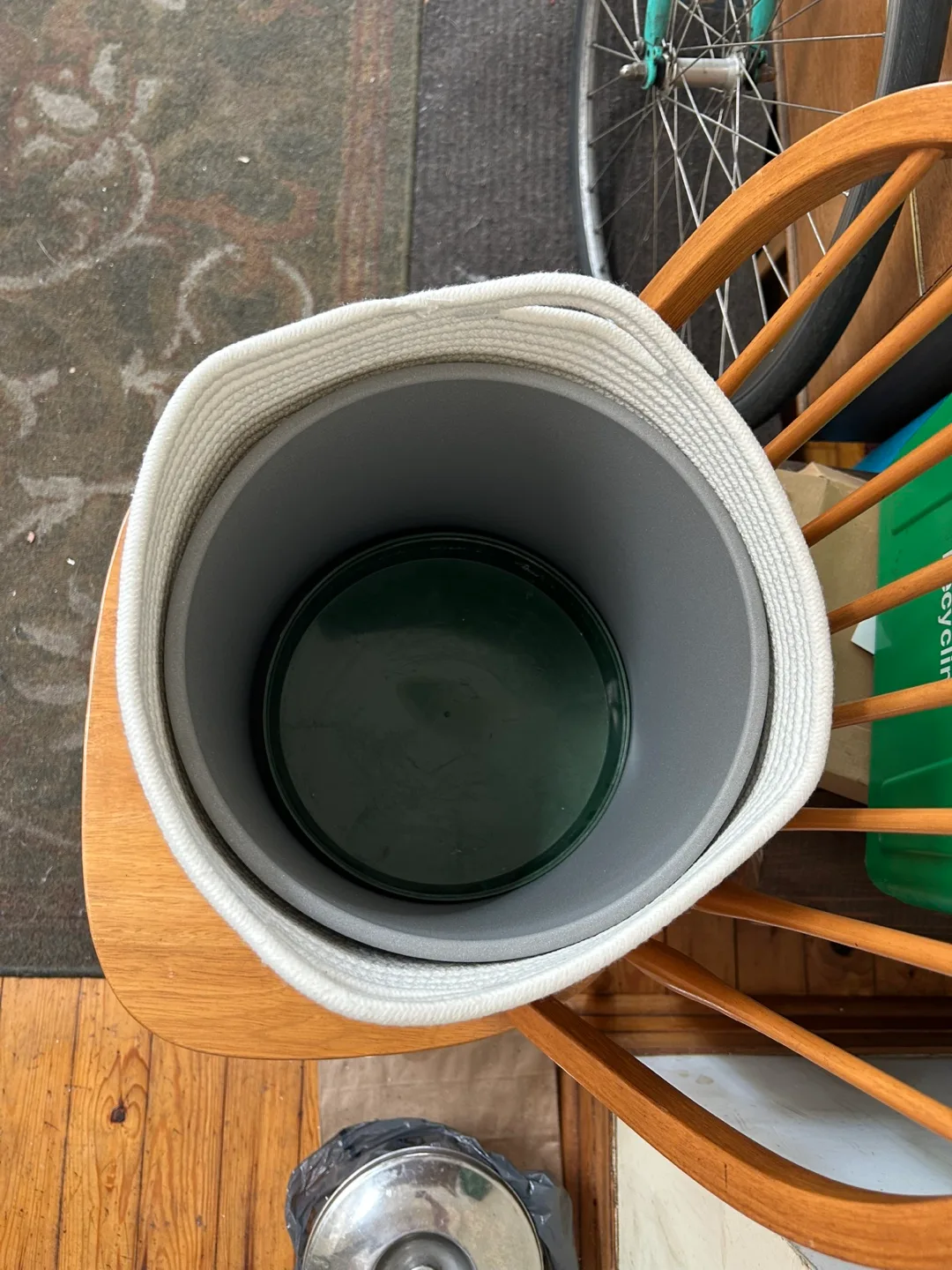 Rope Basket - Beige and White image indicator(2)