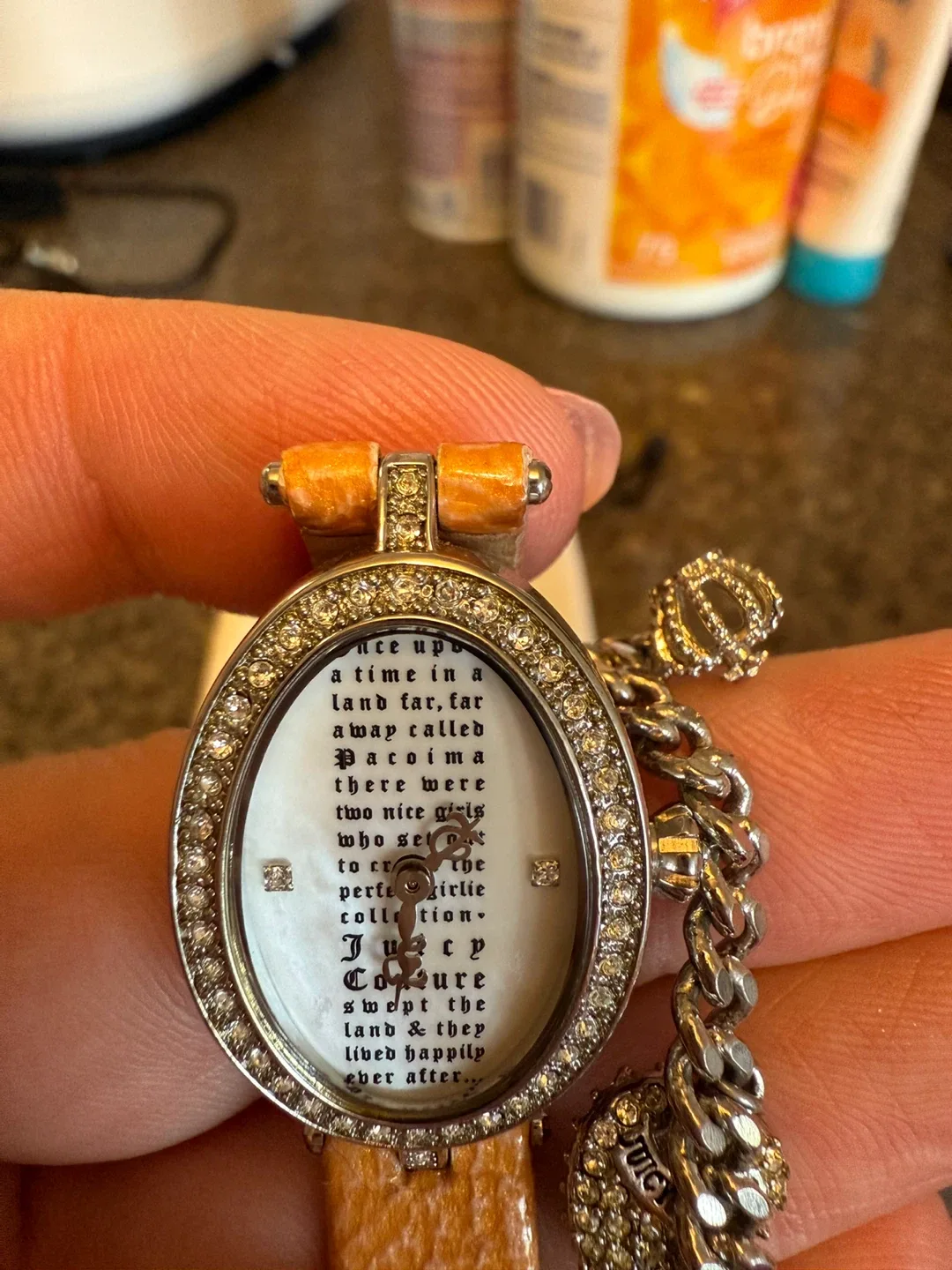 Juicy Couture Charm Watch - Orange Strap image indicator(3)