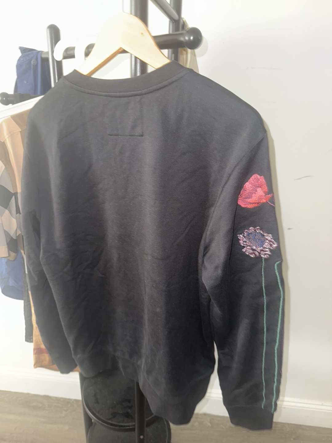 Paul Smith Black poppy Embroidered Sweatshirt - photo 2