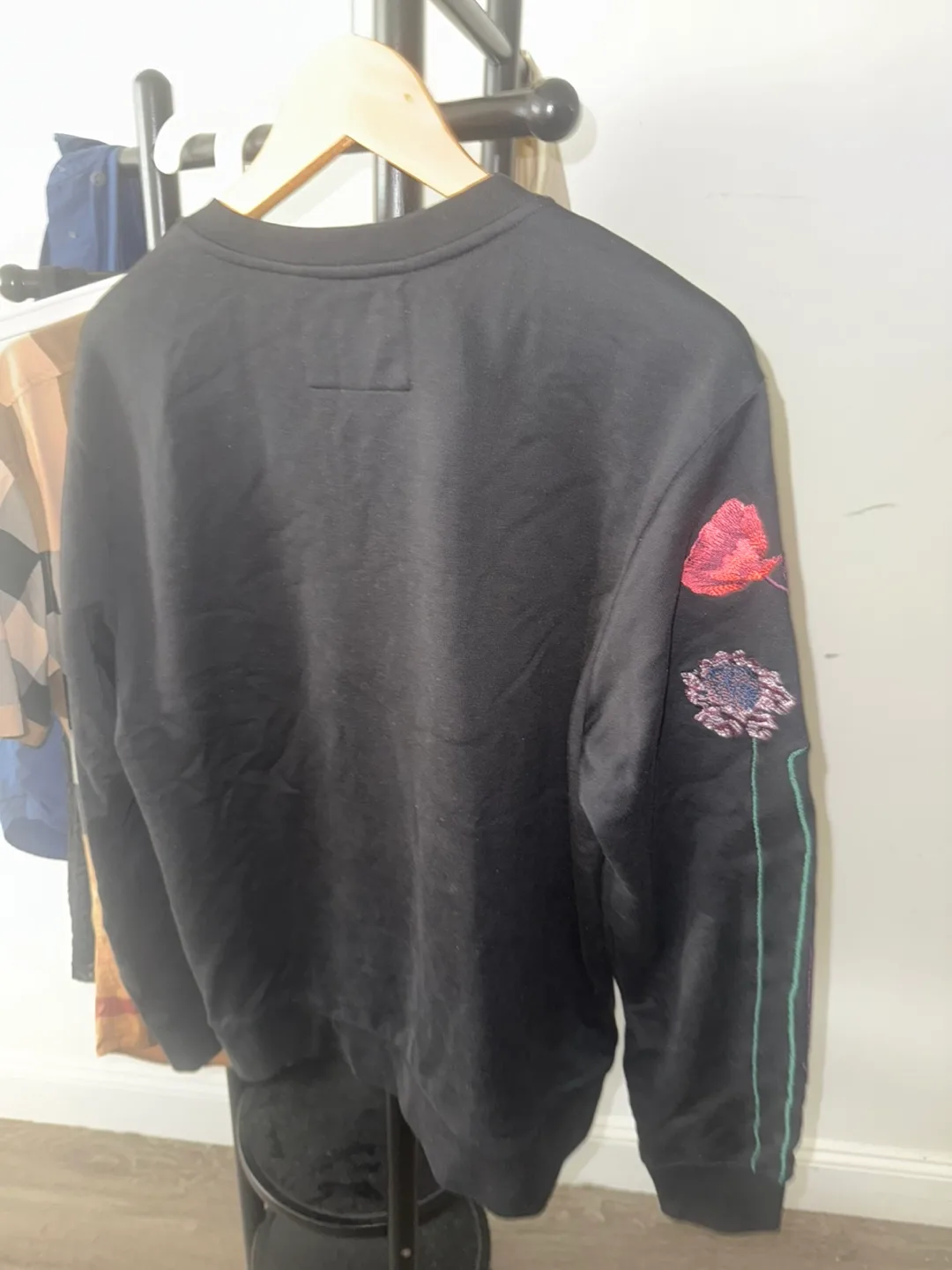 Paul Smith Black poppy Embroidered Sweatshirt image indicator(2)