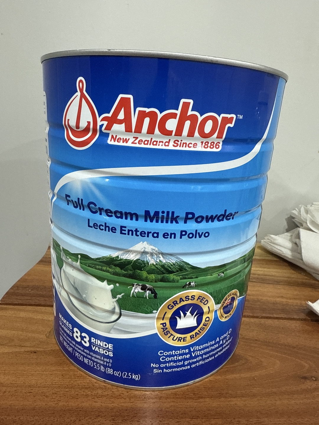 Anchor Full Cream Milk Powder 2.5kg