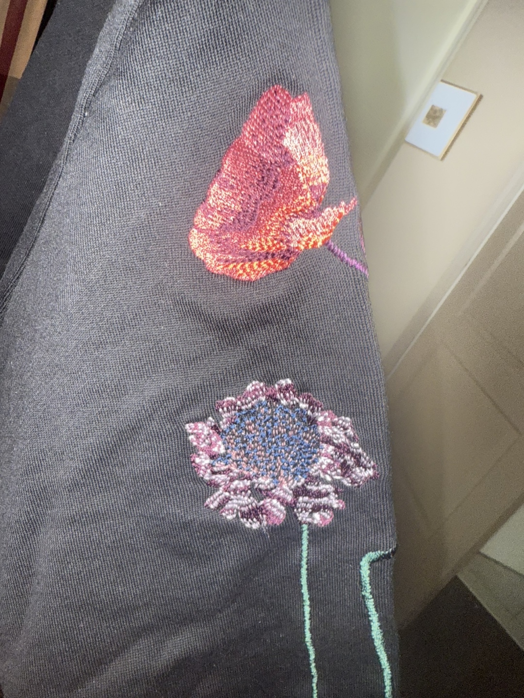 Paul Smith Black poppy Embroidered Sweatshirt - photo 5